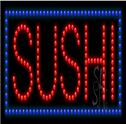 SUSHI ANIMATED LED SIGN